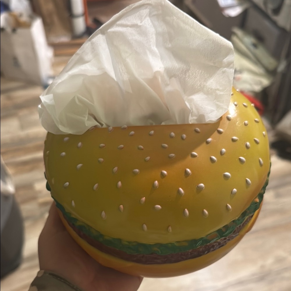 Cheeseburger Tissue Dispenser